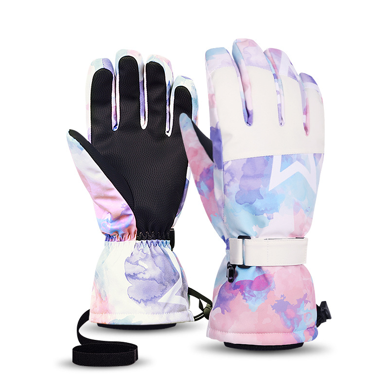 Cycling Gear Weather - Guantes de Ciclismo de Invierno Antideslizantes