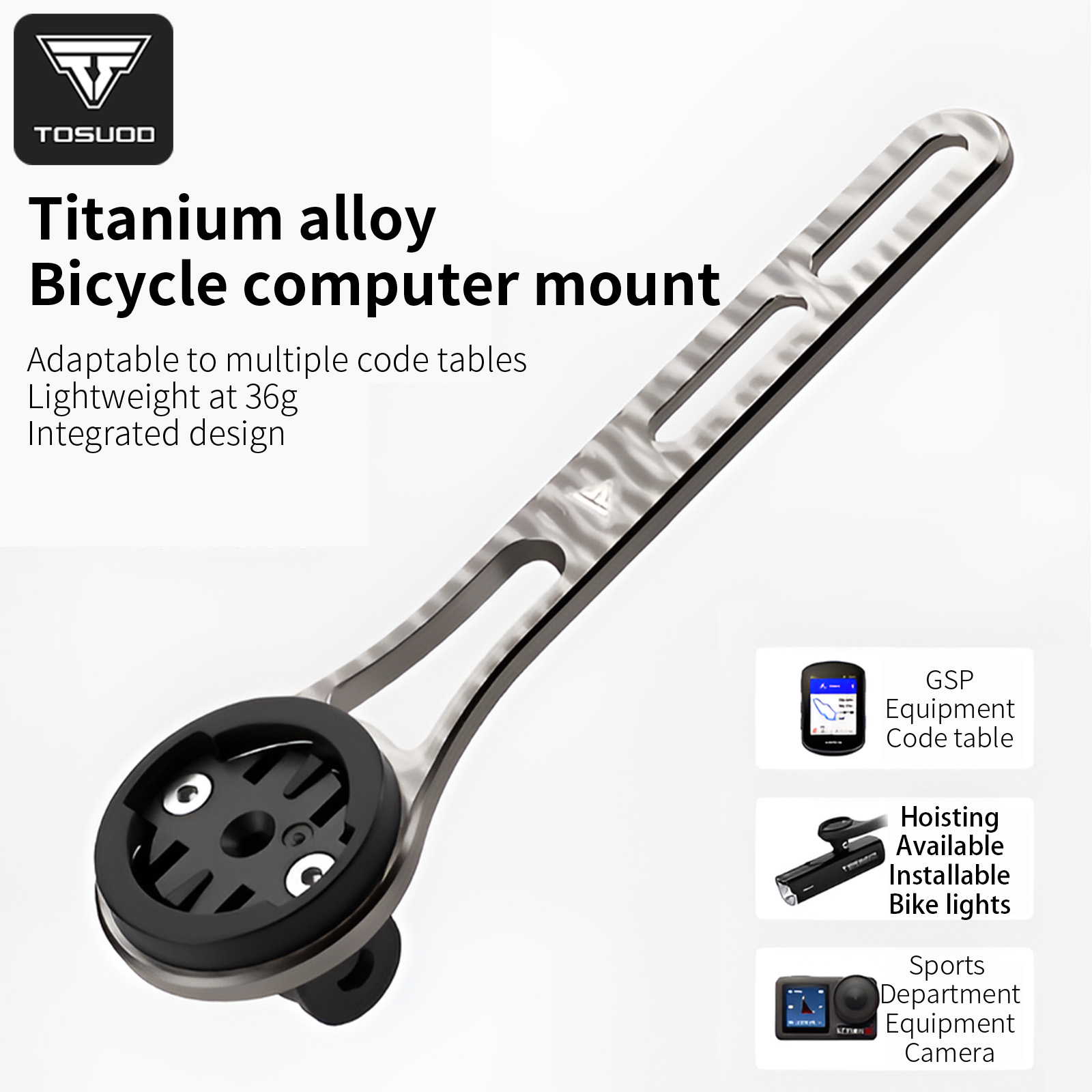 Bike Speedometer - Soporte Extensor de Manillar Integrado de