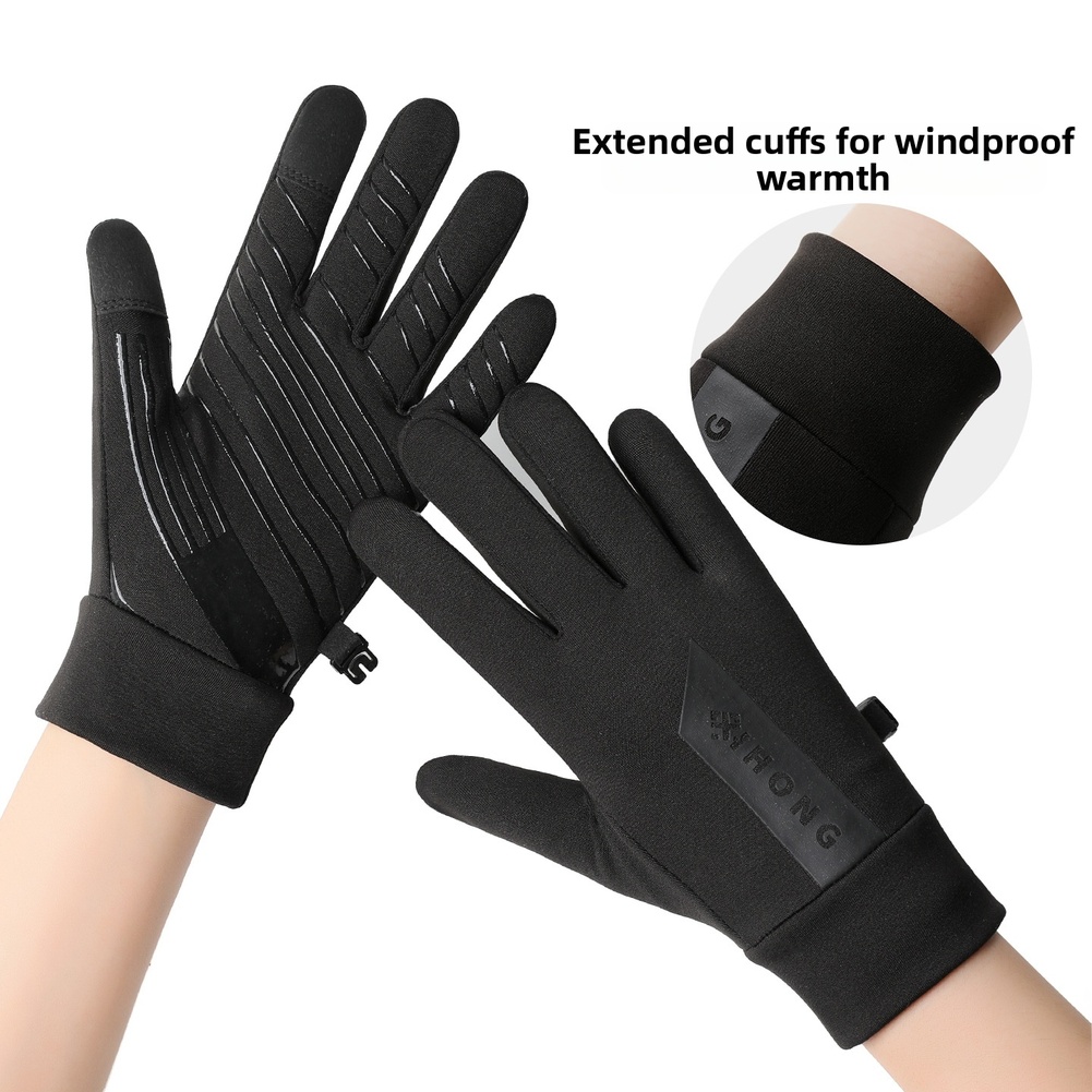 Cycling Gear Weather - Guantes de invierno con pantalla táctil
