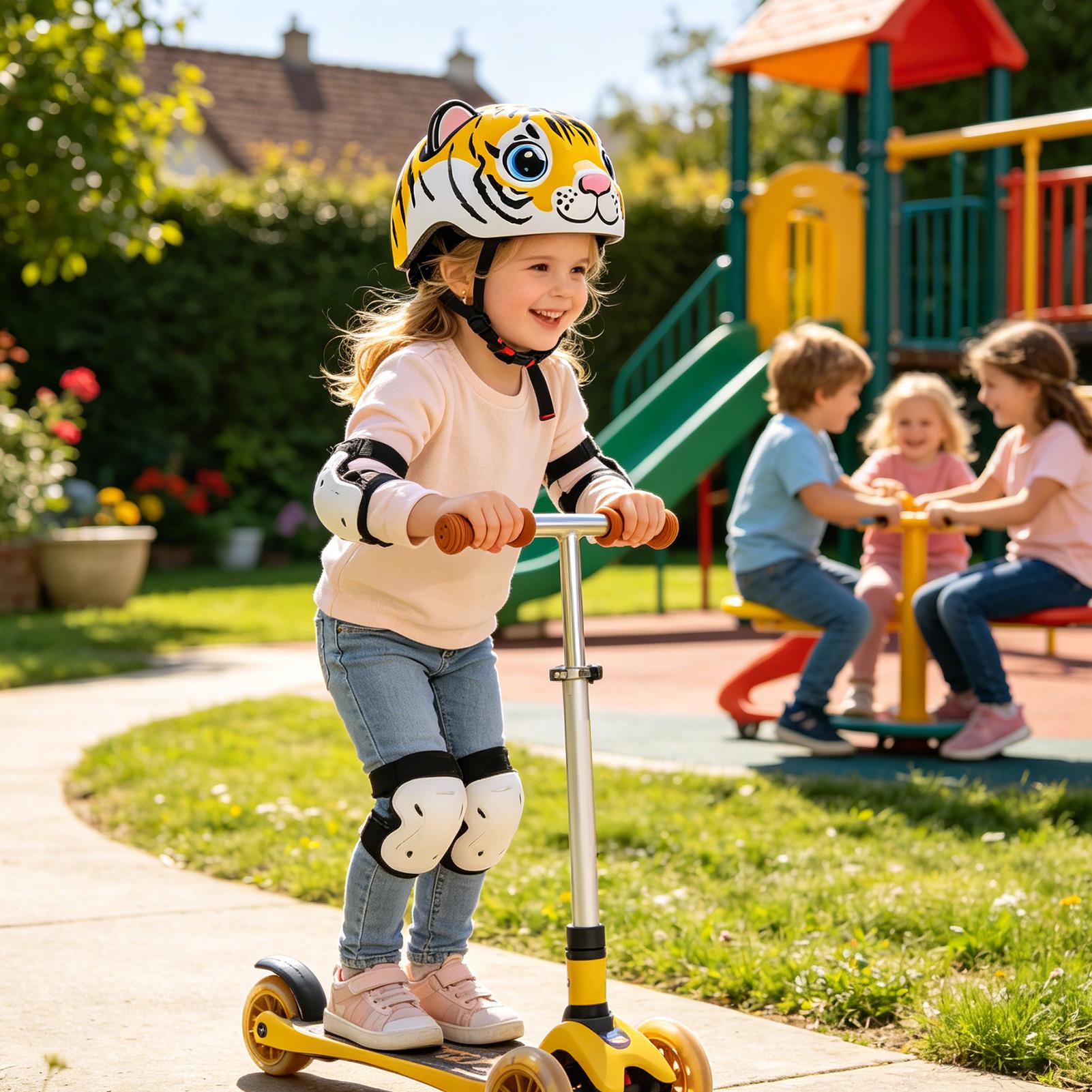 Cycling Safety Gear For Kids - Casco para niños con diseño de