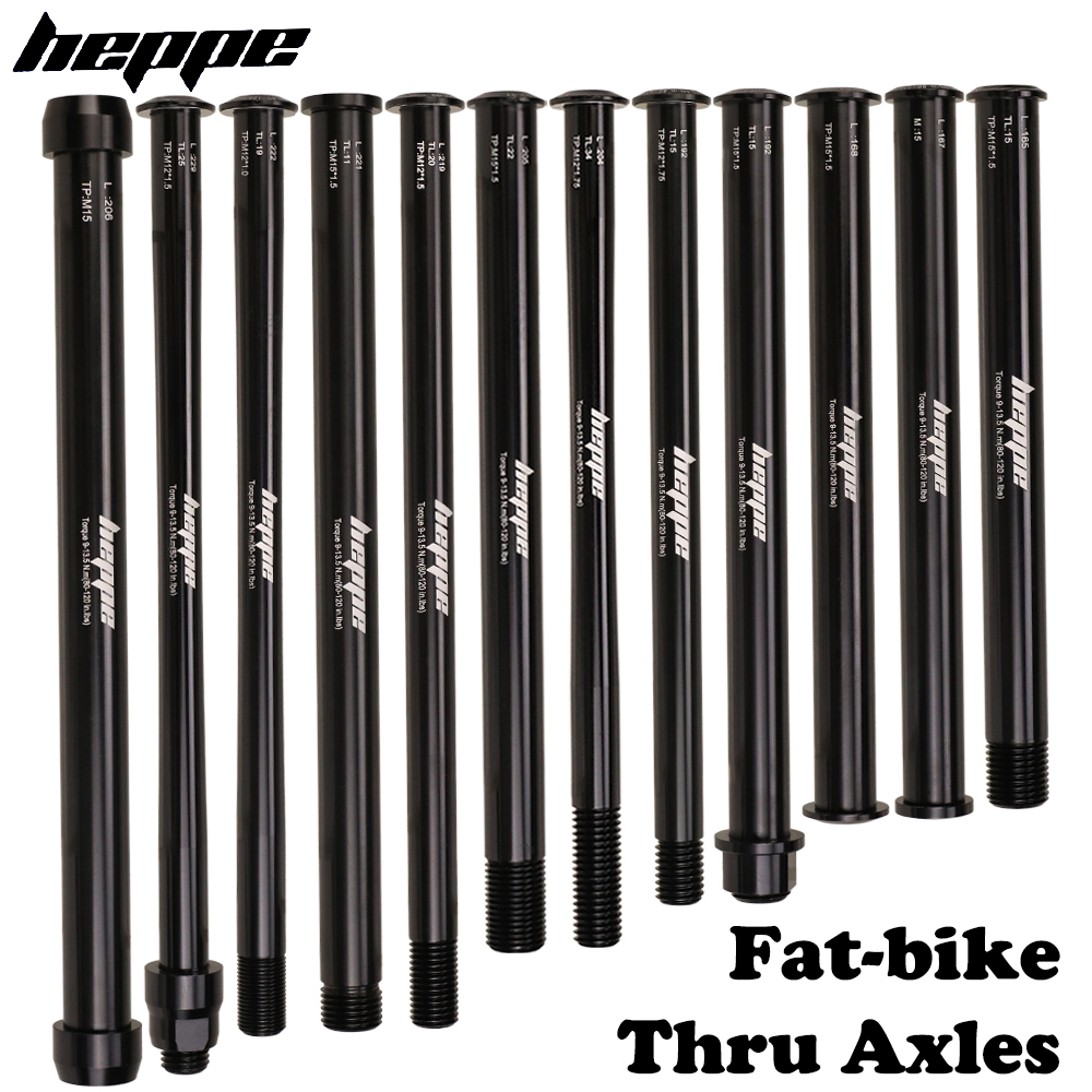 Quick Release Skewer - HEPPE Eje Pasante para Bicicleta Fatbike,