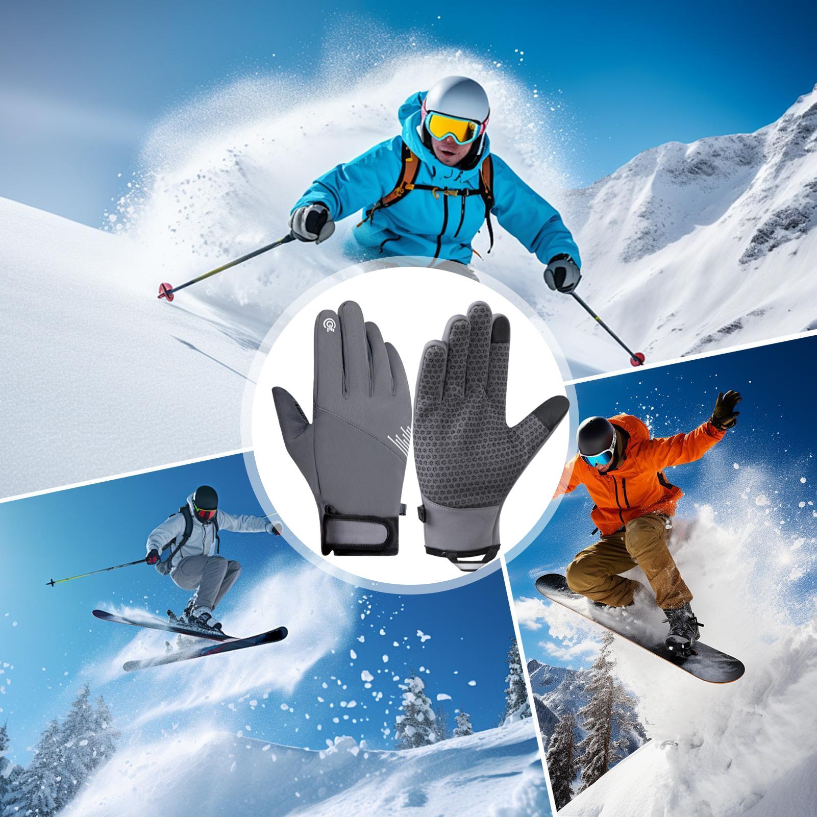 Guantes cálidos a prueba de vi - Cycling Gear Weather reseña y precio