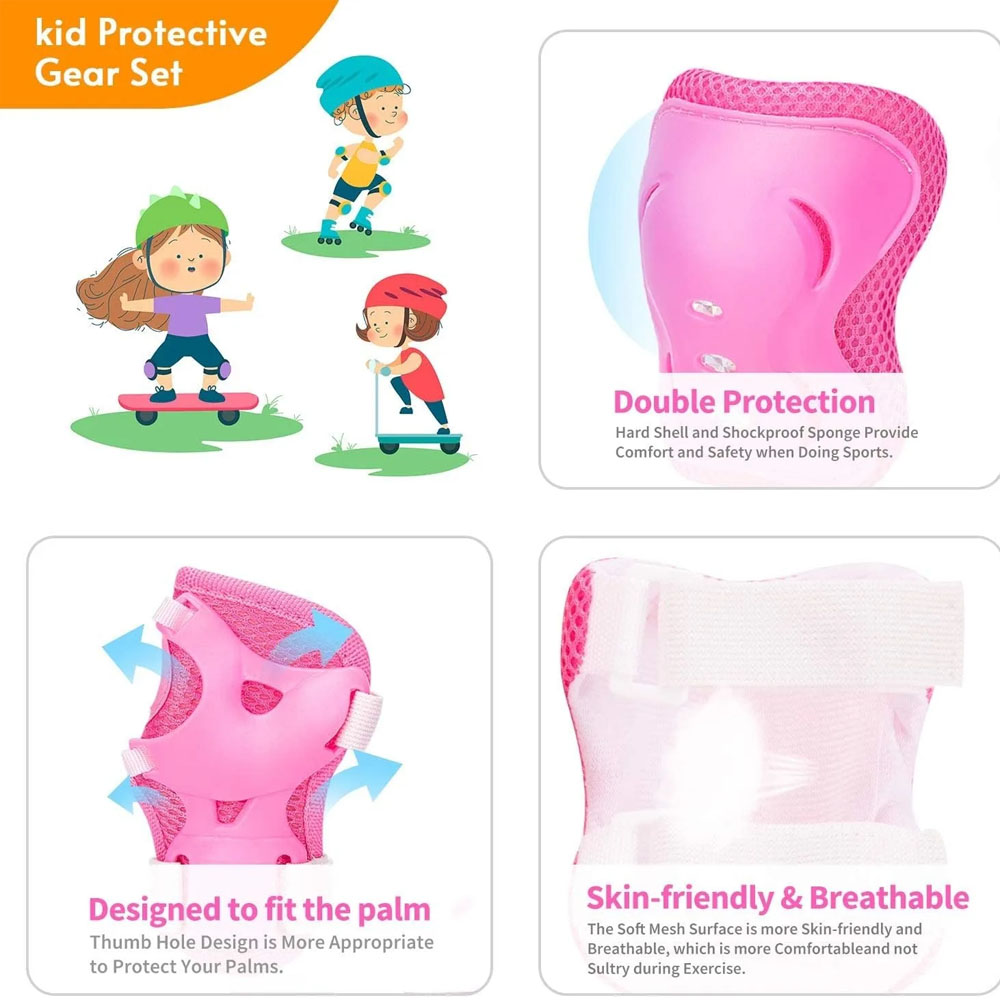 Juego de 6 protectores de rodi - Youth Cycling Gear reseña y precio