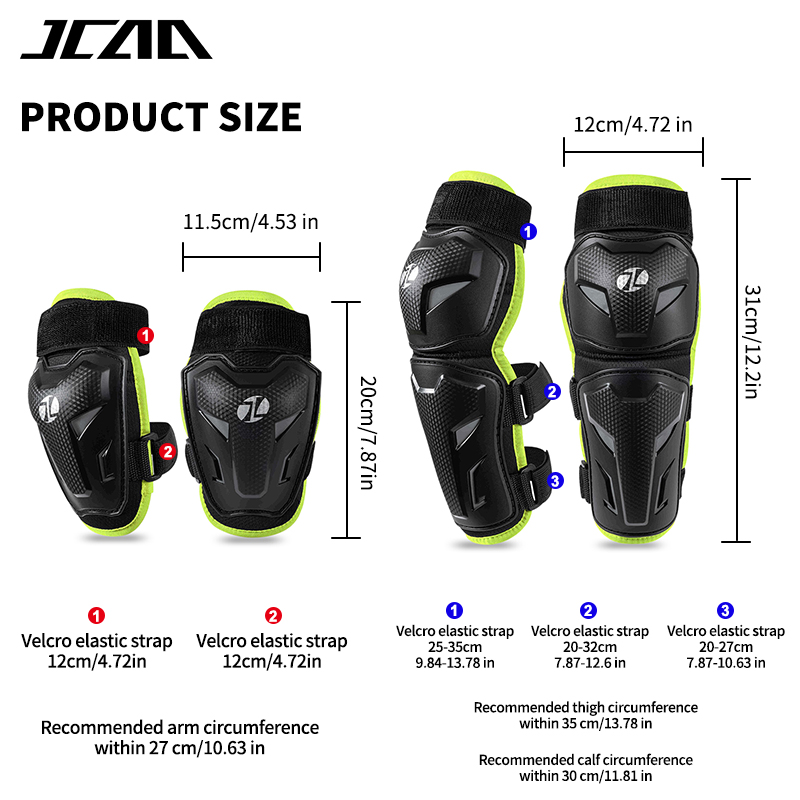 Protector de Rodilla y Codo pa - Youth Cycling Gear reseña y precio