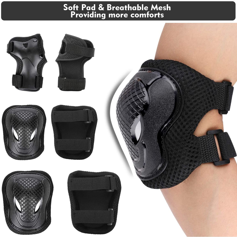 6 uds rodilleras para niños co - Cycling Safety Gear For Kids reseña y precio