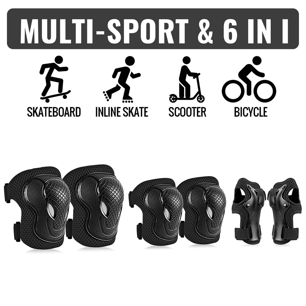 GOMOREON 6 unids/set rodillera - Cycling Safety Gear For Kids reseña y precio