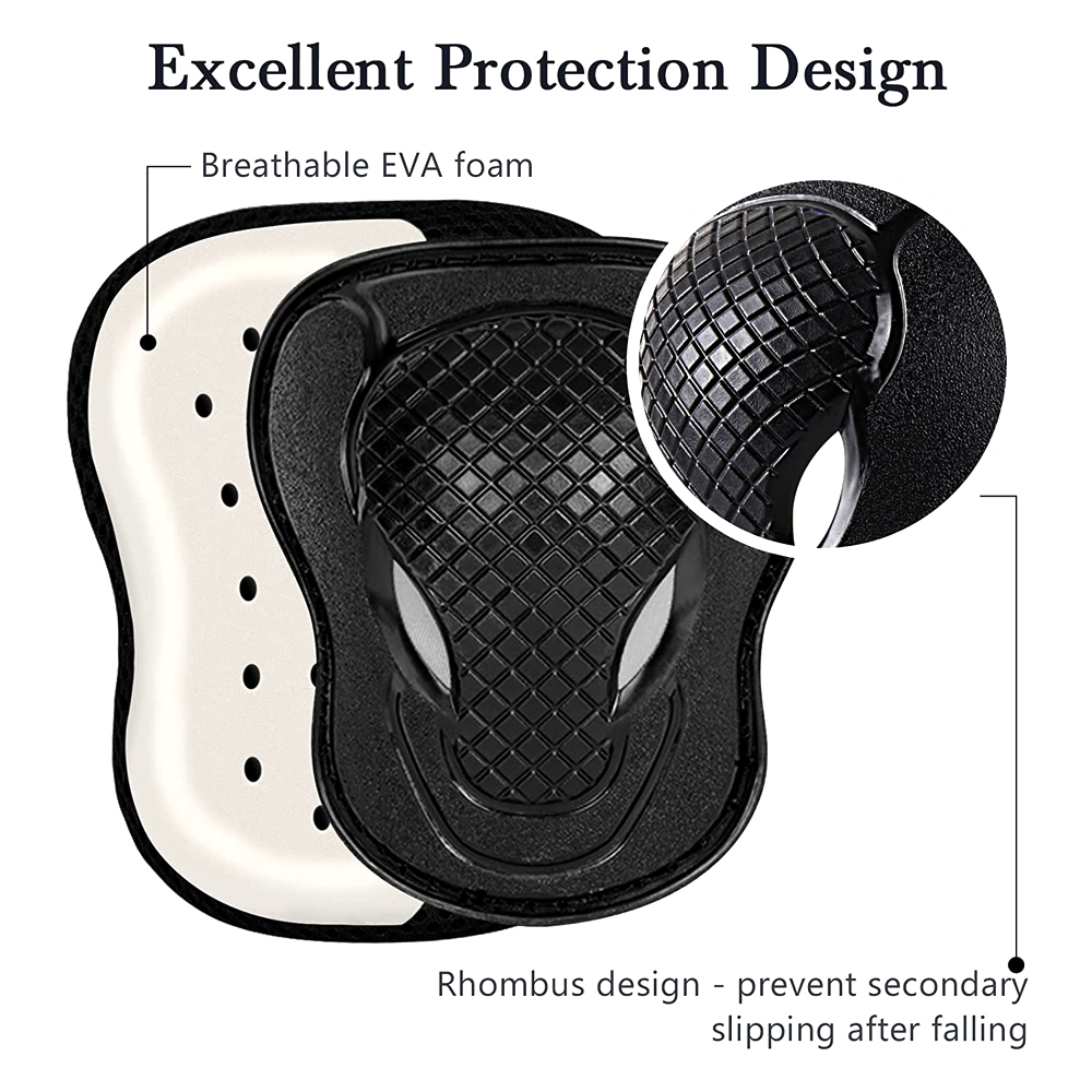 GOMOREON 6 unids/set rodillera - Cycling Safety Gear For Kids reseña y precio